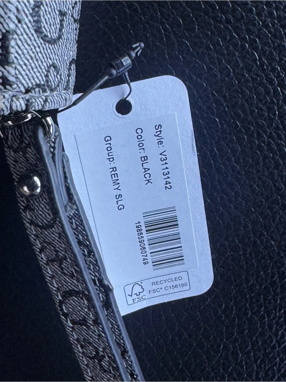 GUESS Gray Logo Signature Wristlet Phone Case with Strap